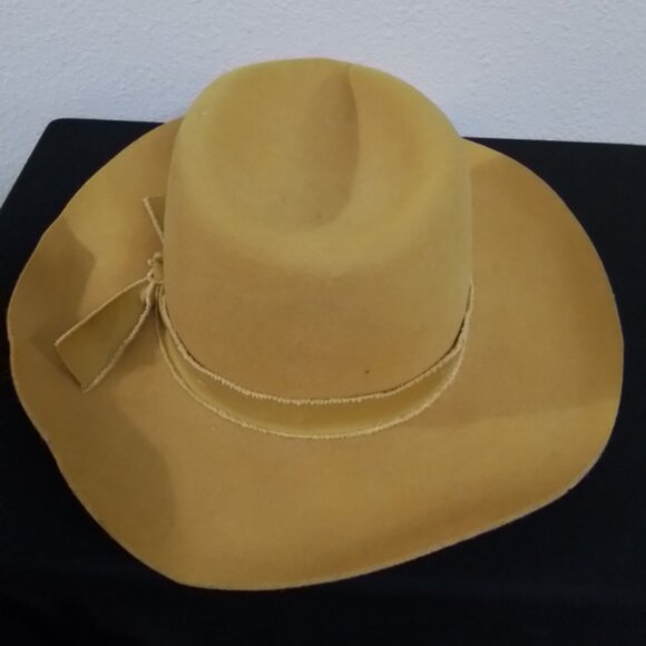 Mustard Olive & Pique Kaia Panama Hat main image 5